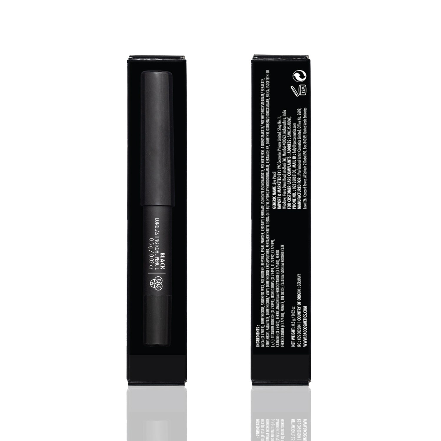 PAC Cosmetics Longlasting Kohl Pencil #Size_0.5 gm