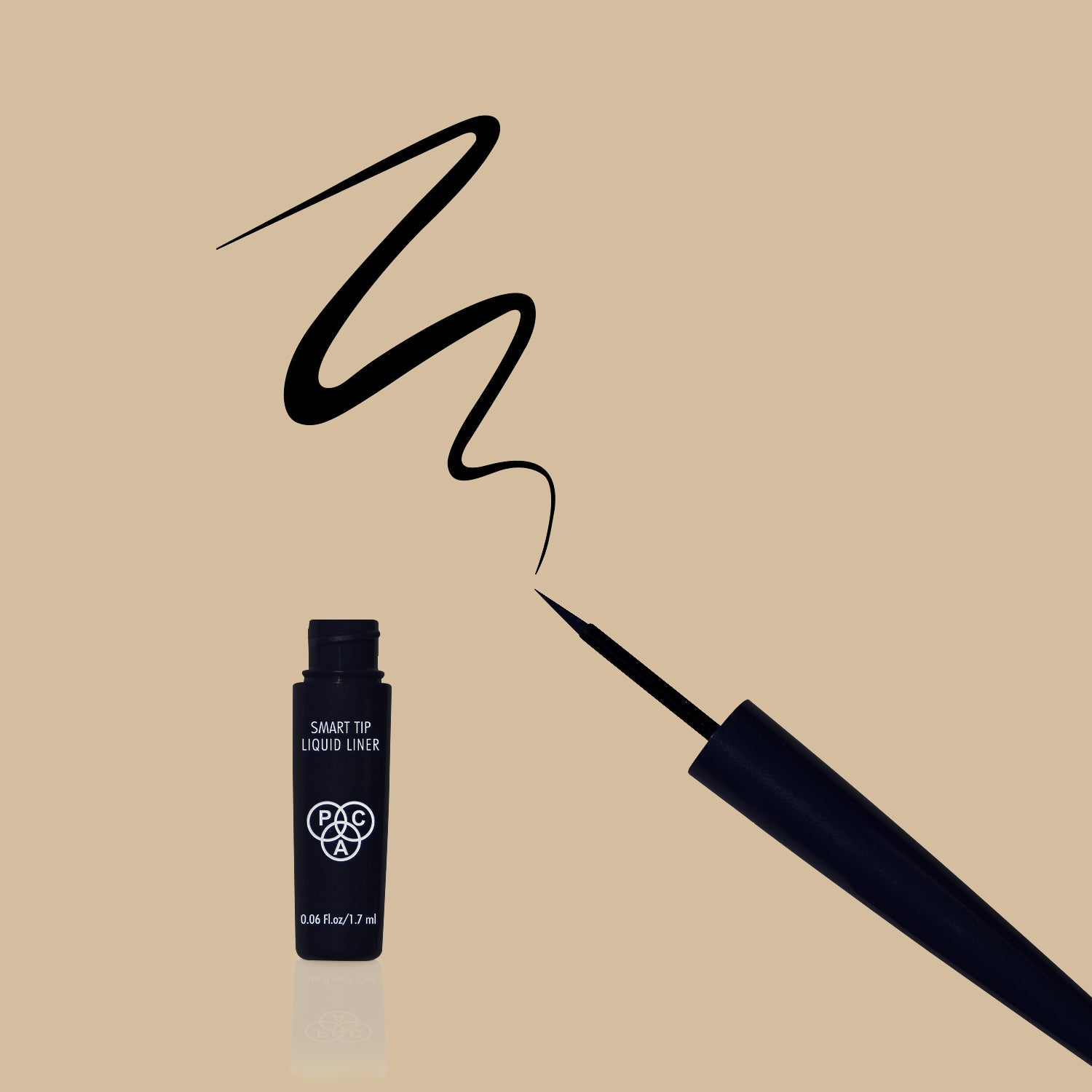 PAC Cosmetics Smart Tip Liquid Liner (1.7 ml) #Color_Black