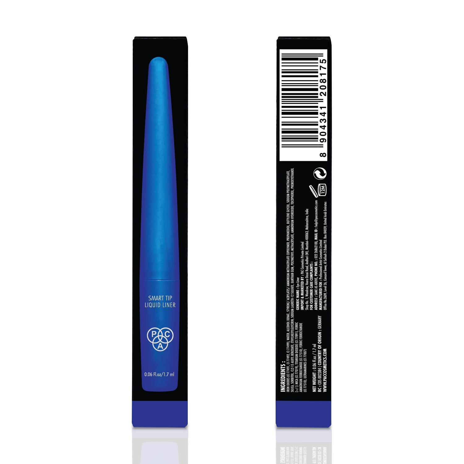 PAC Cosmetics Smart Tip Liquid Liner (1.7 ml) #Color_Electric Blue