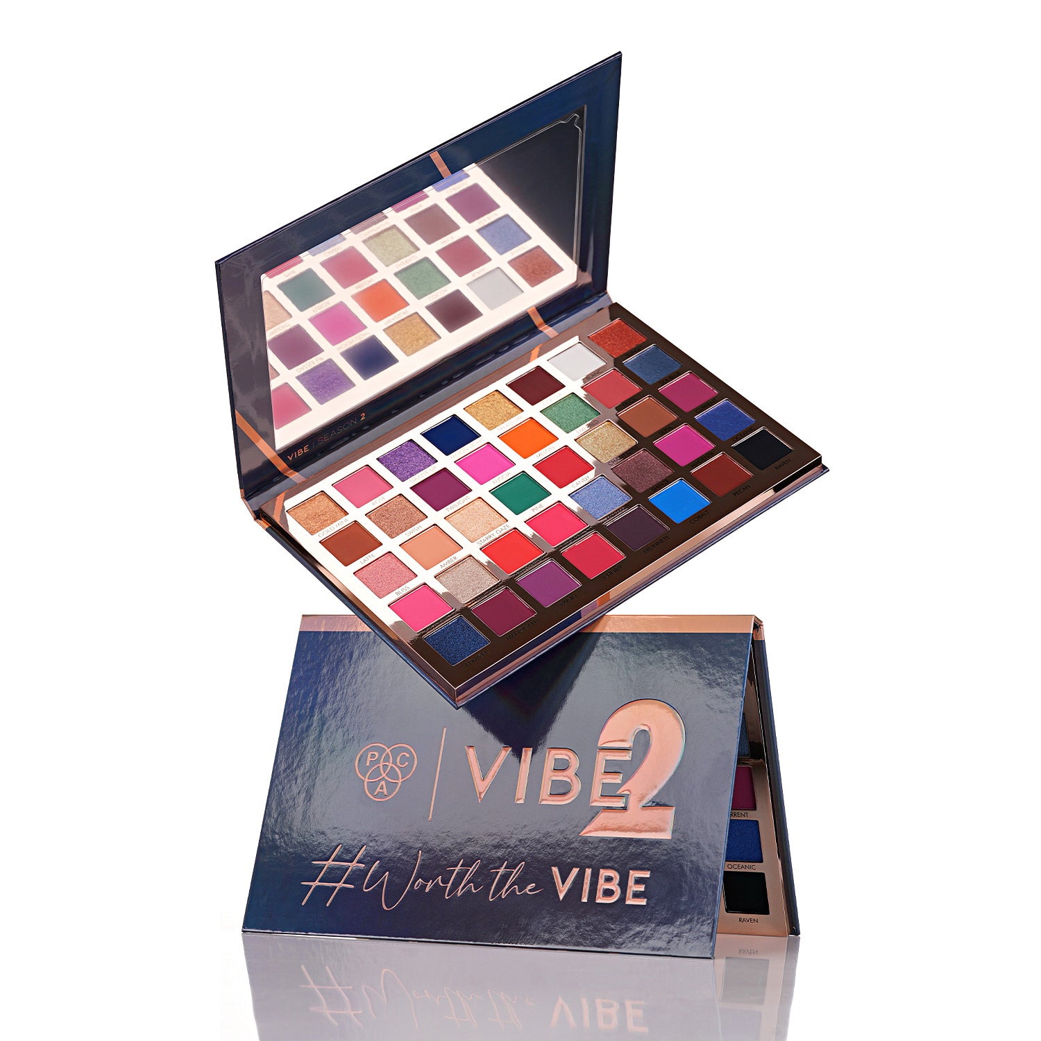 PAC VIBE Shadow X40 - Season 2 | Shimmer Eyeshadow Palette