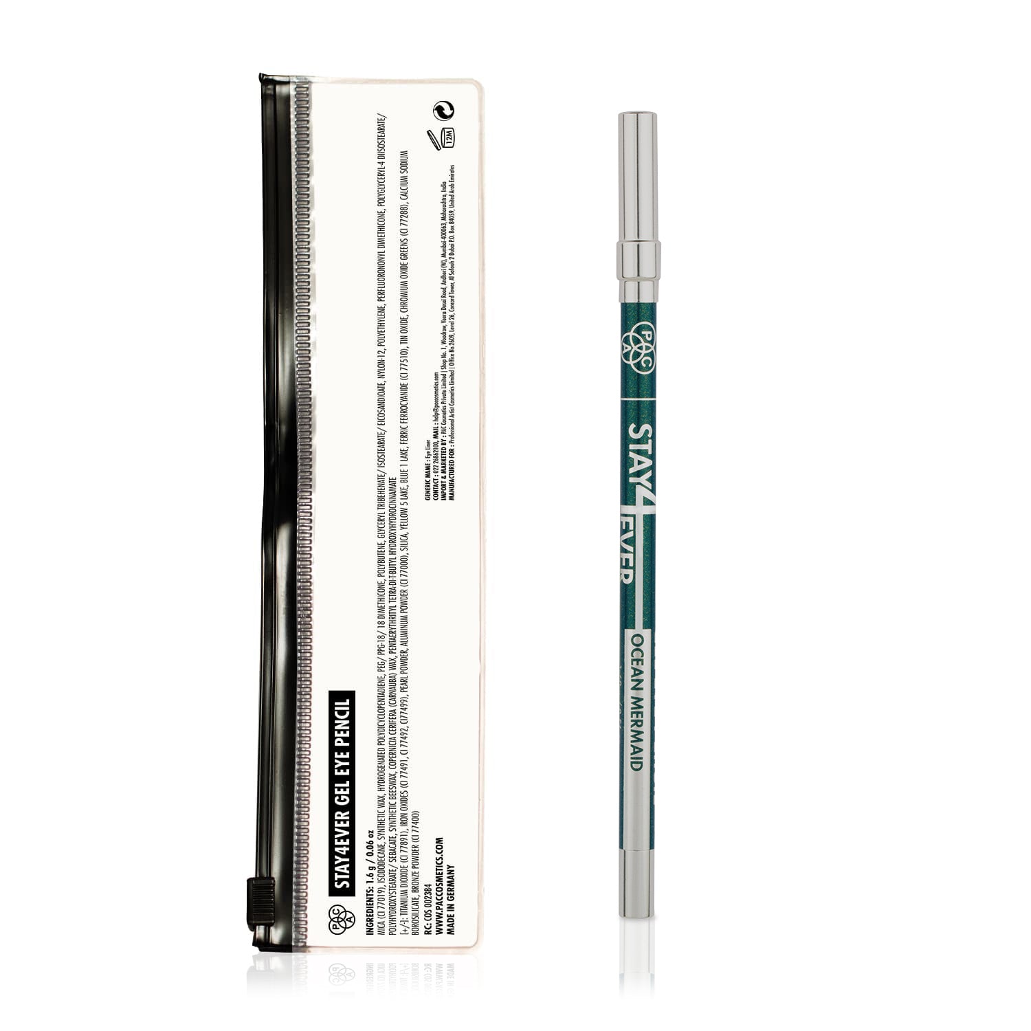 PAC Cosmetics Stay4Ever Gel Eye Pencil (1.6 gm) #Color_Ocean Mermaid