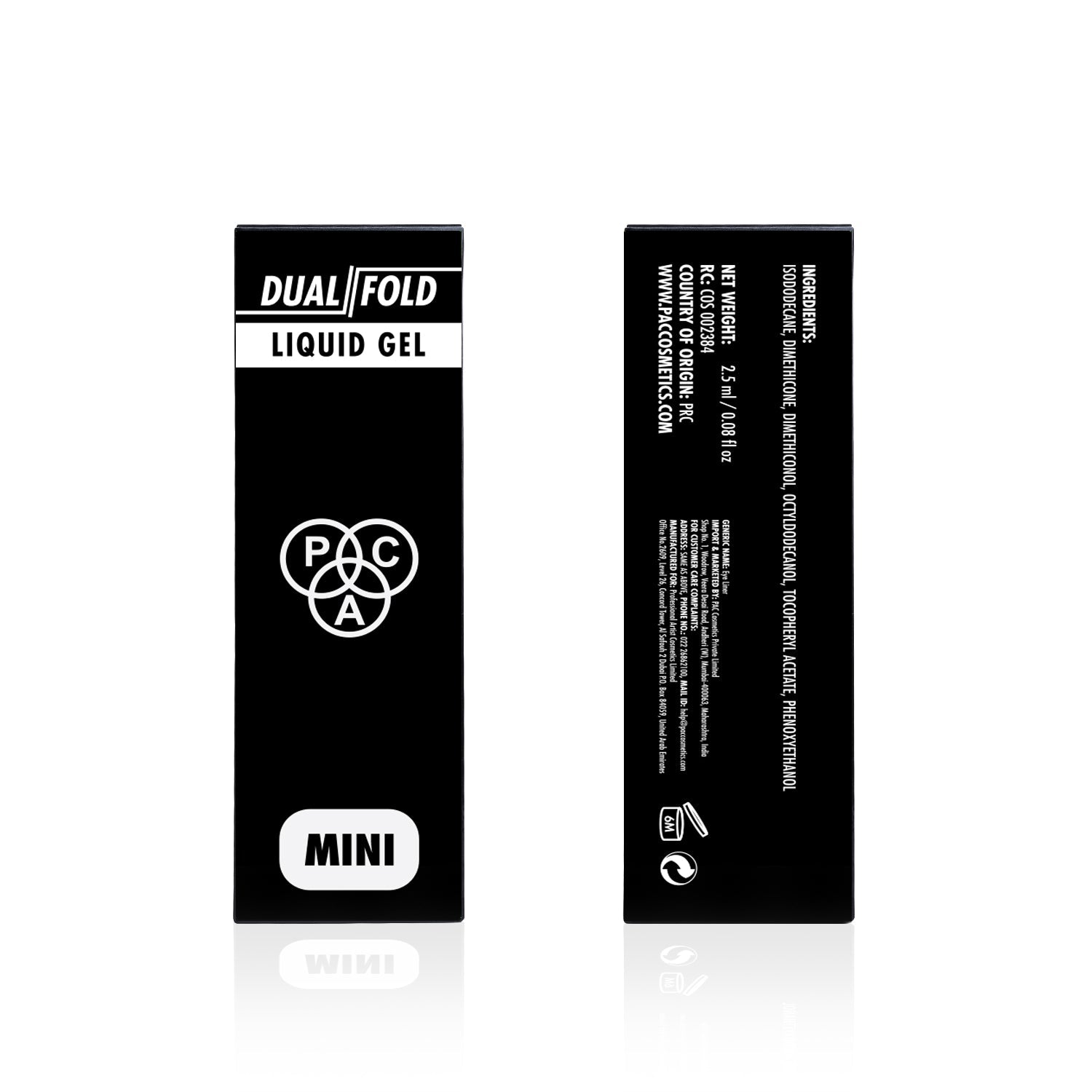 PAC Cosmetics Dual-Fold Liquid Gel #Size_2.5 ml