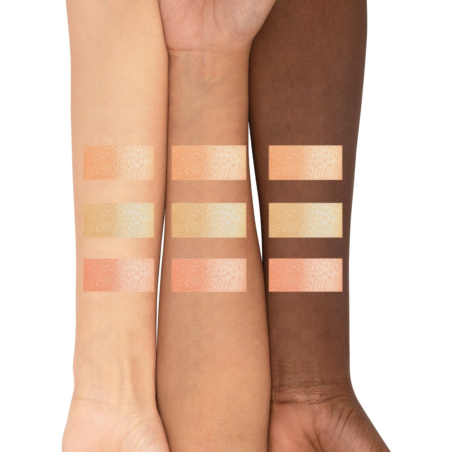 PAC Cosmetics Trio Glow Highlighter X3 (4 gm) #Color_Gold