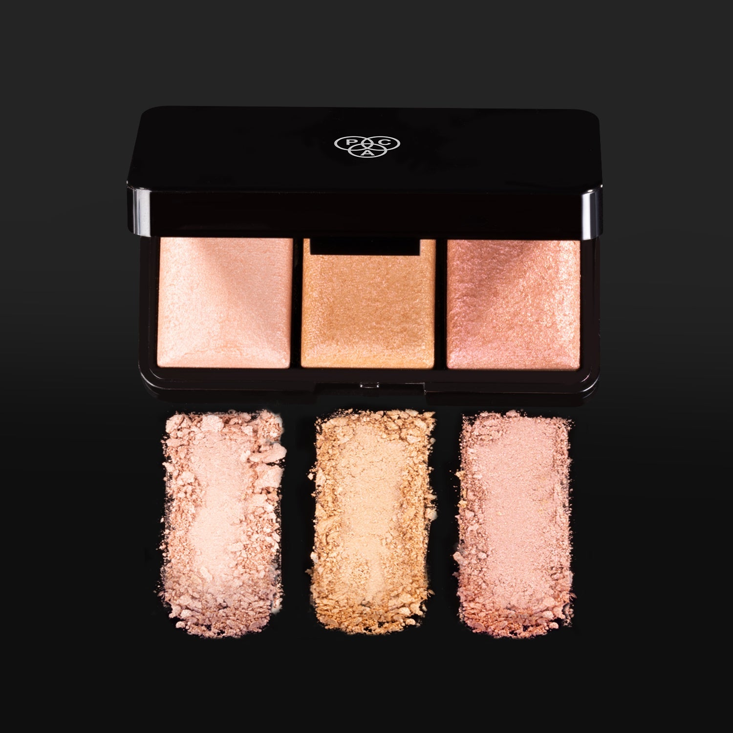 PAC Cosmetics Trio Glow Highlighter X3 (4 gm) #Color_PInk