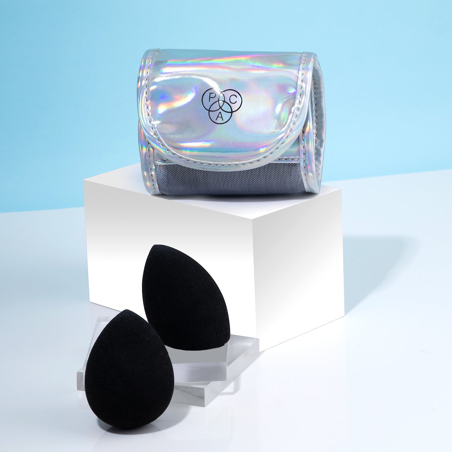 PAC Cosmetics 3D Sponge Set Limited Edition Holographic (2 Pcs)