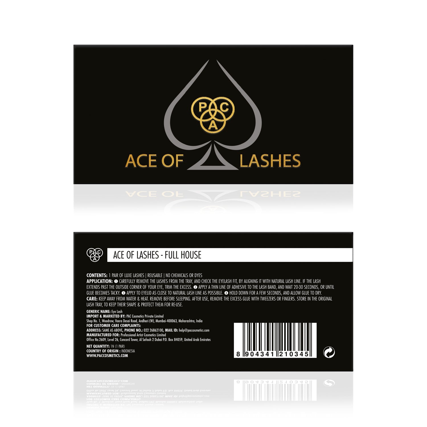 PAC Cosmetics Ace of Lashes (1 Pair) #Color_Full House