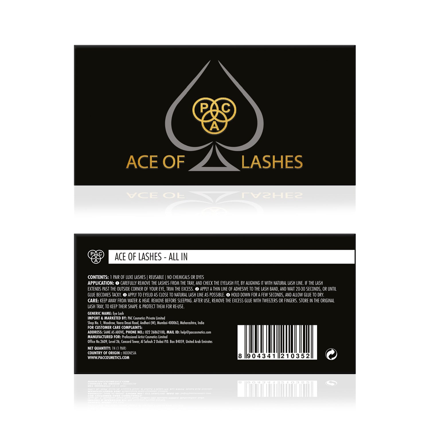 PAC Cosmetics Ace of Lashes (1 Pair) #Color_All In
