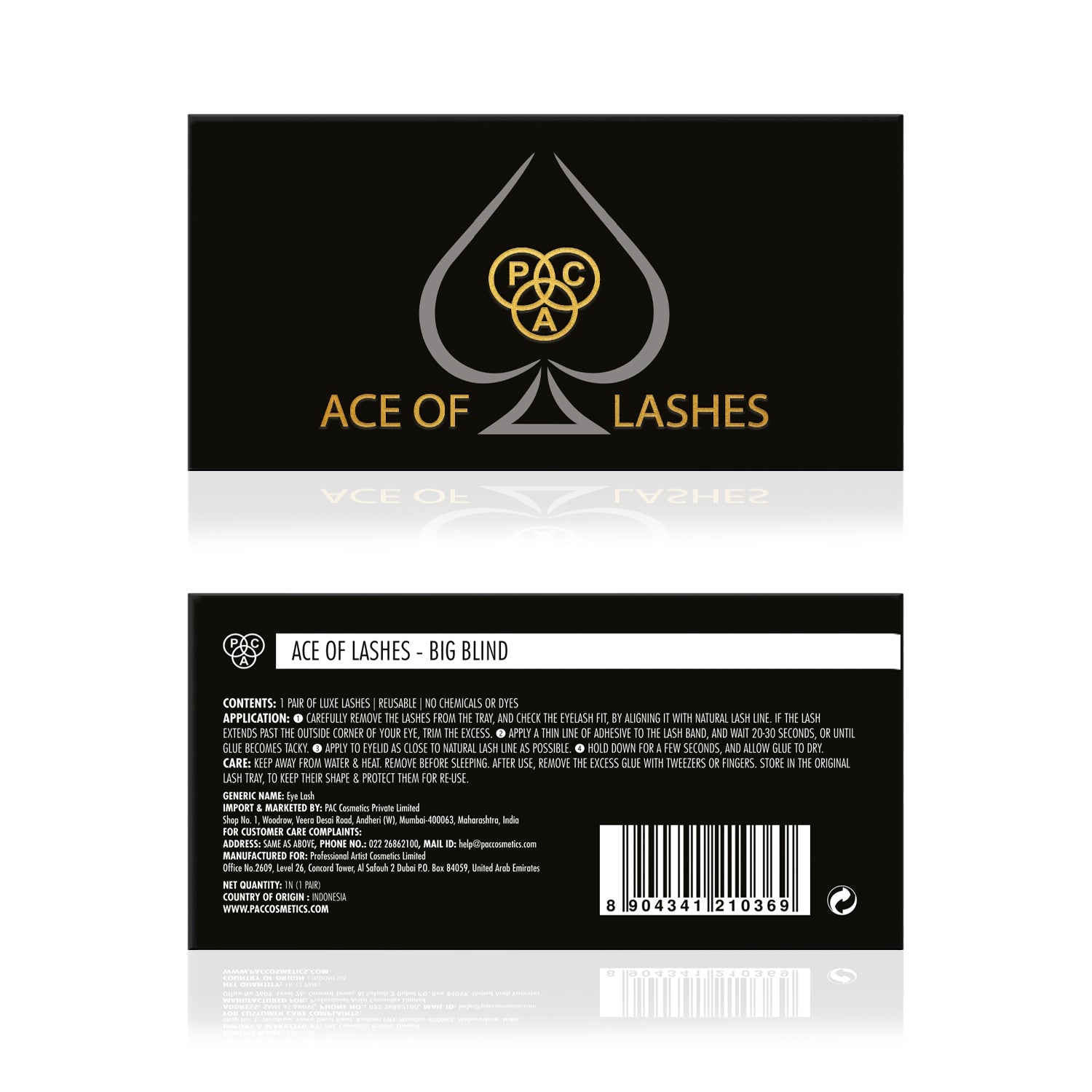 PAC Cosmetics Ace of Lashes (1 Pair) #Color_Big Blind