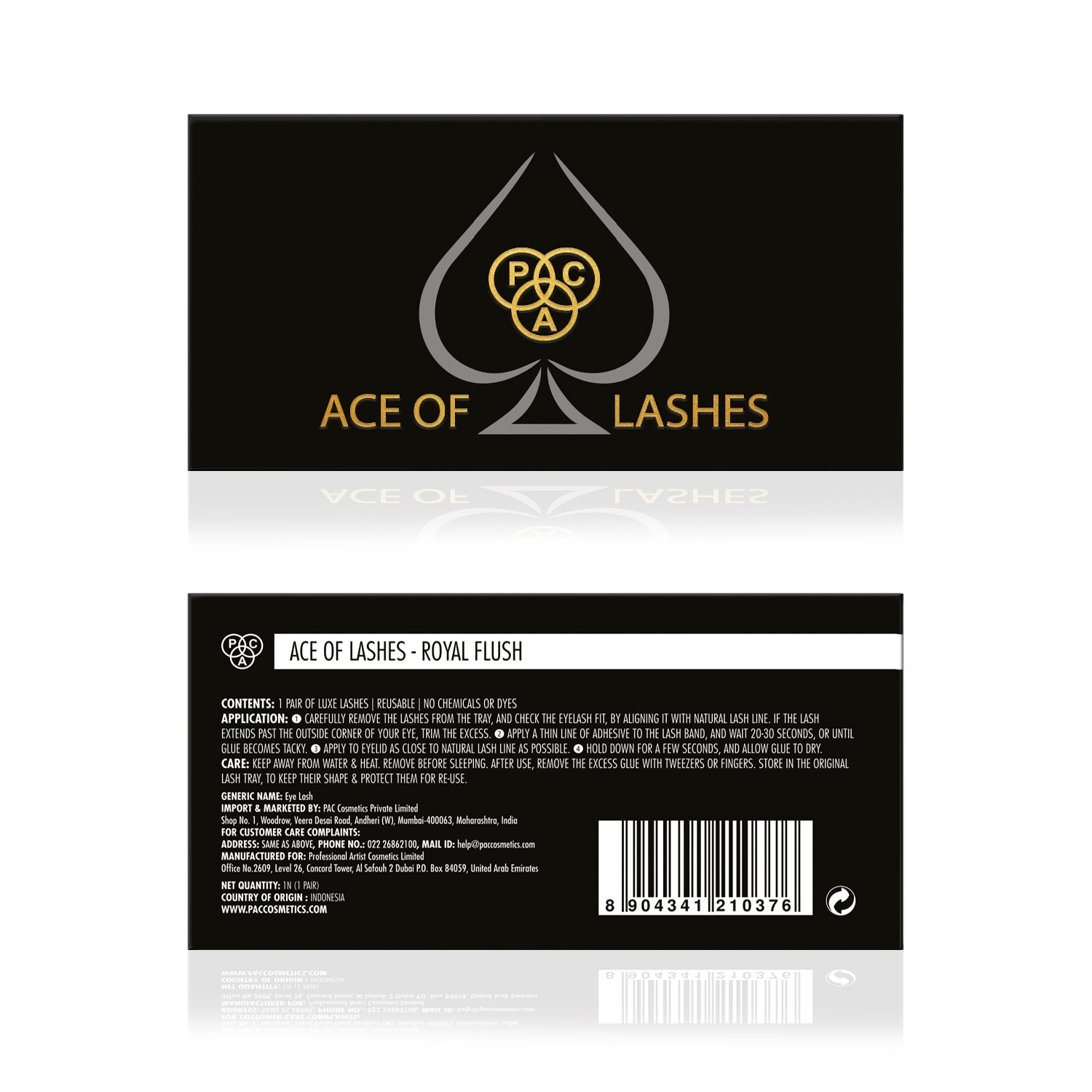 PAC Cosmetics Ace of Lashes (1 Pair) #Color_Royal Flush