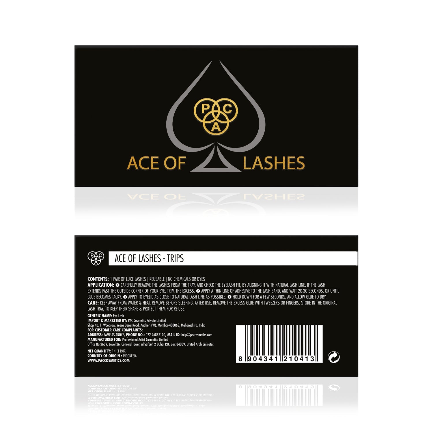 PAC Cosmetics Ace of Lashes (1 Pair) #Color_Trips