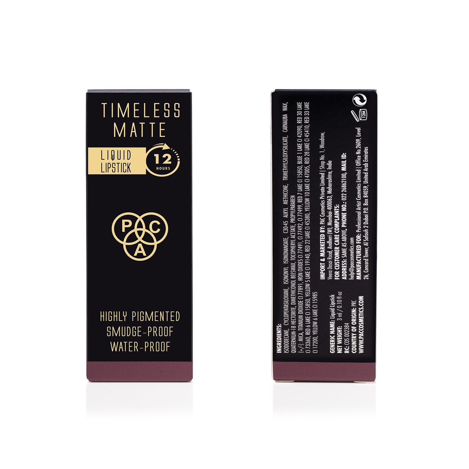 PAC Cosmetics Timeless Matte #Size_3 ml+#Color_Flirtini