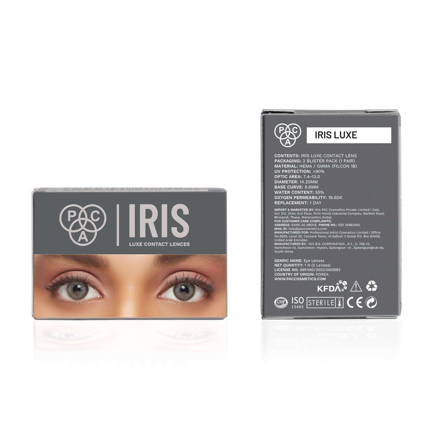 PAC Cosmetics IRIS LUXE Daily Lenses (1 Pair) #Color_Moonstone