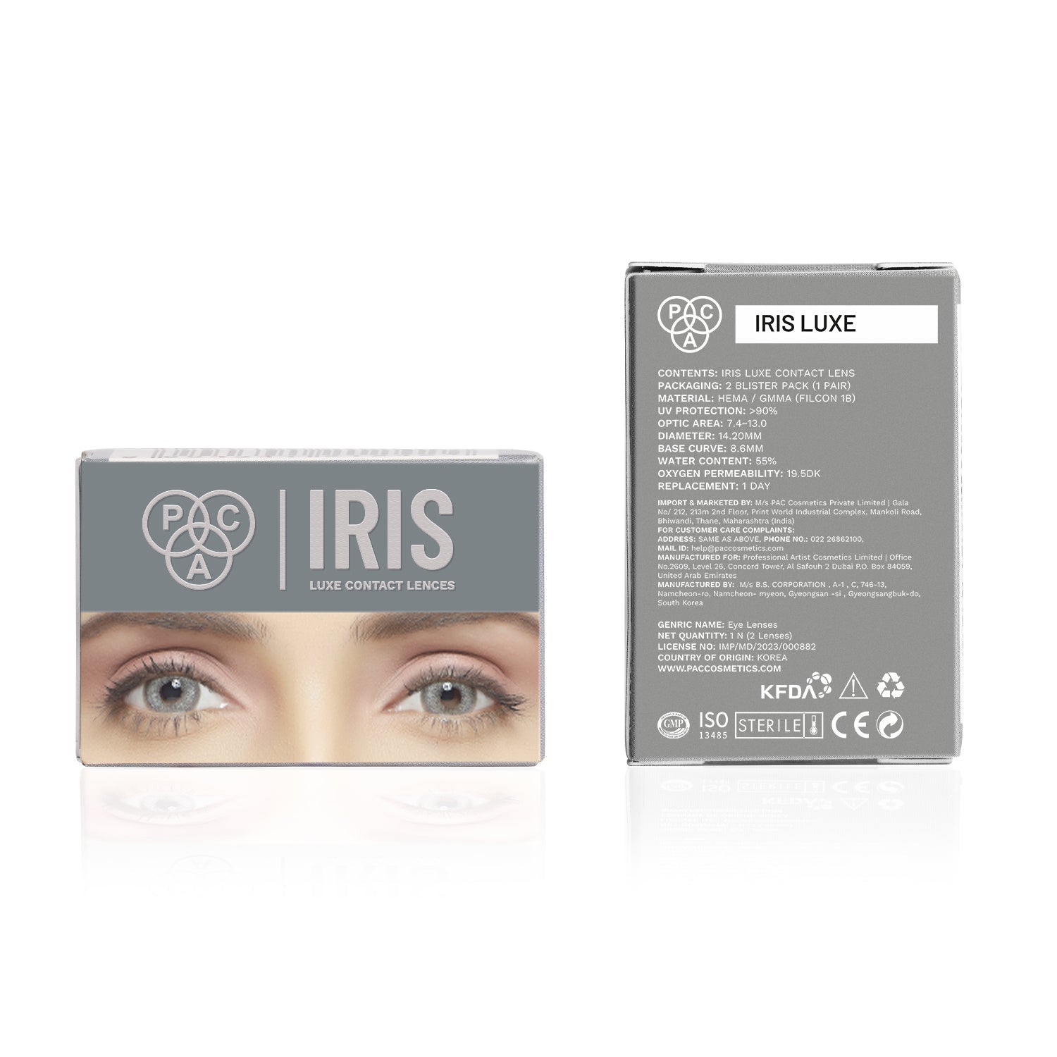 PAC Cosmetics IRIS LUXE Daily Lenses (1 Pair) #Color_Crystal