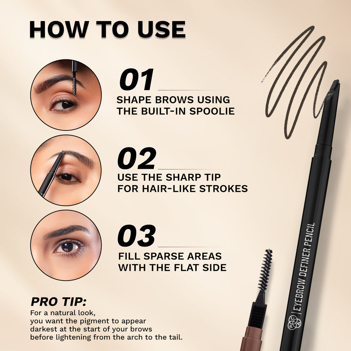 PAC Eyebrow Definer Pencil #Color_2