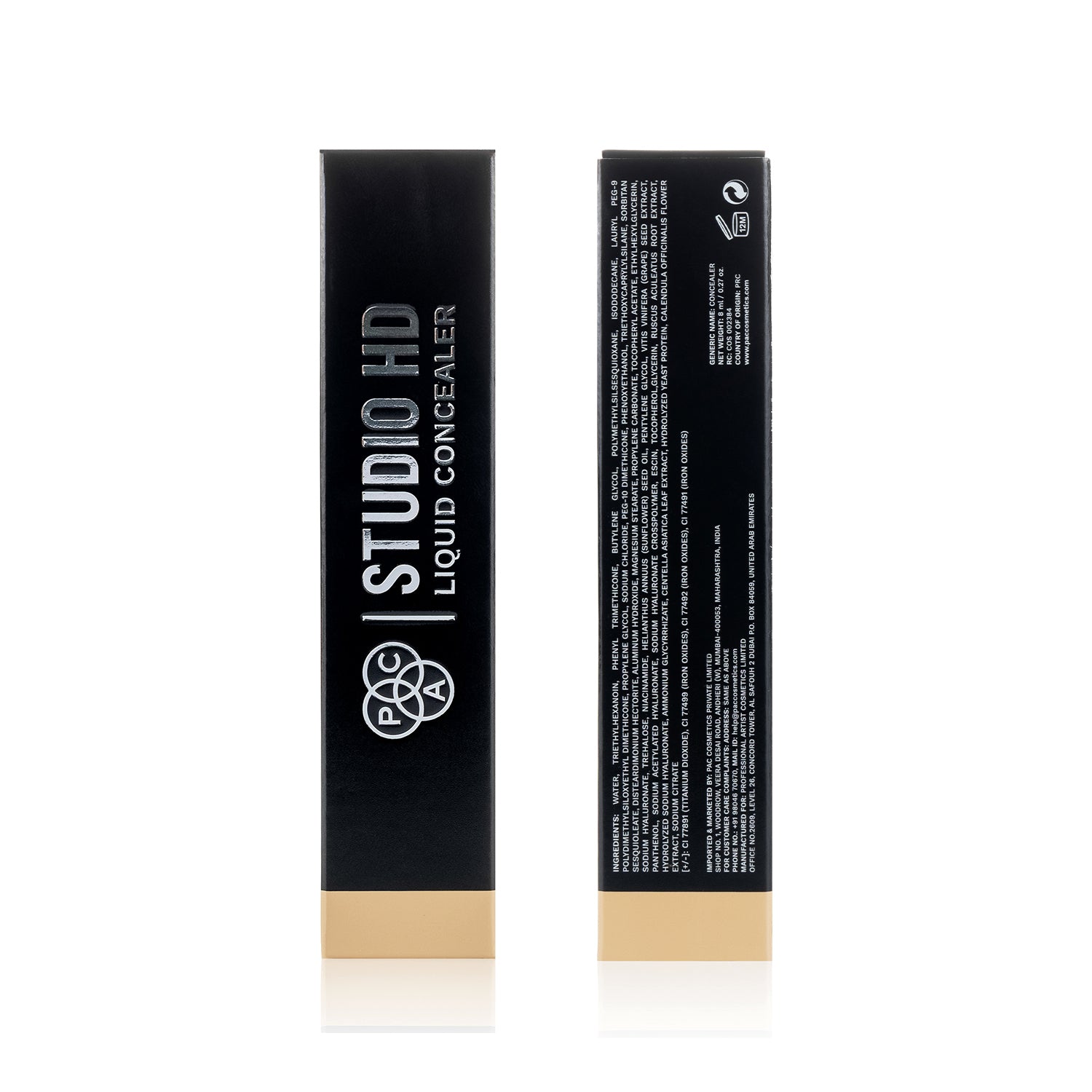 PAC Studio HD Liquid Concealer #Color_HD MEDIUM 260