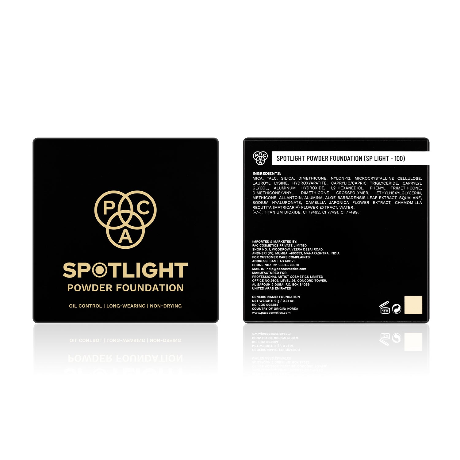 PAC Spotlight Powder Foundation #Color_SP Light - 140