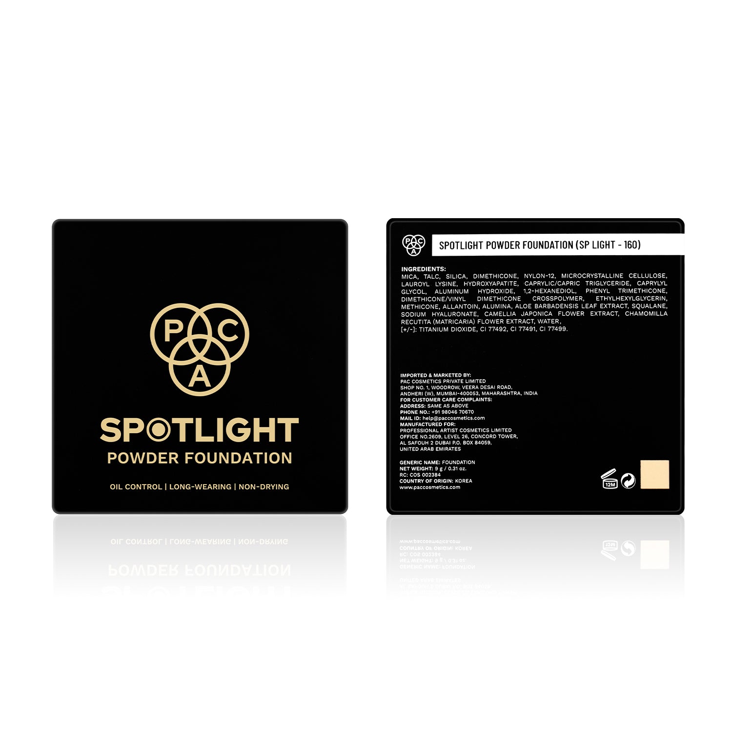 PAC Spotlight Powder Foundation #Color_SP Medium - 220