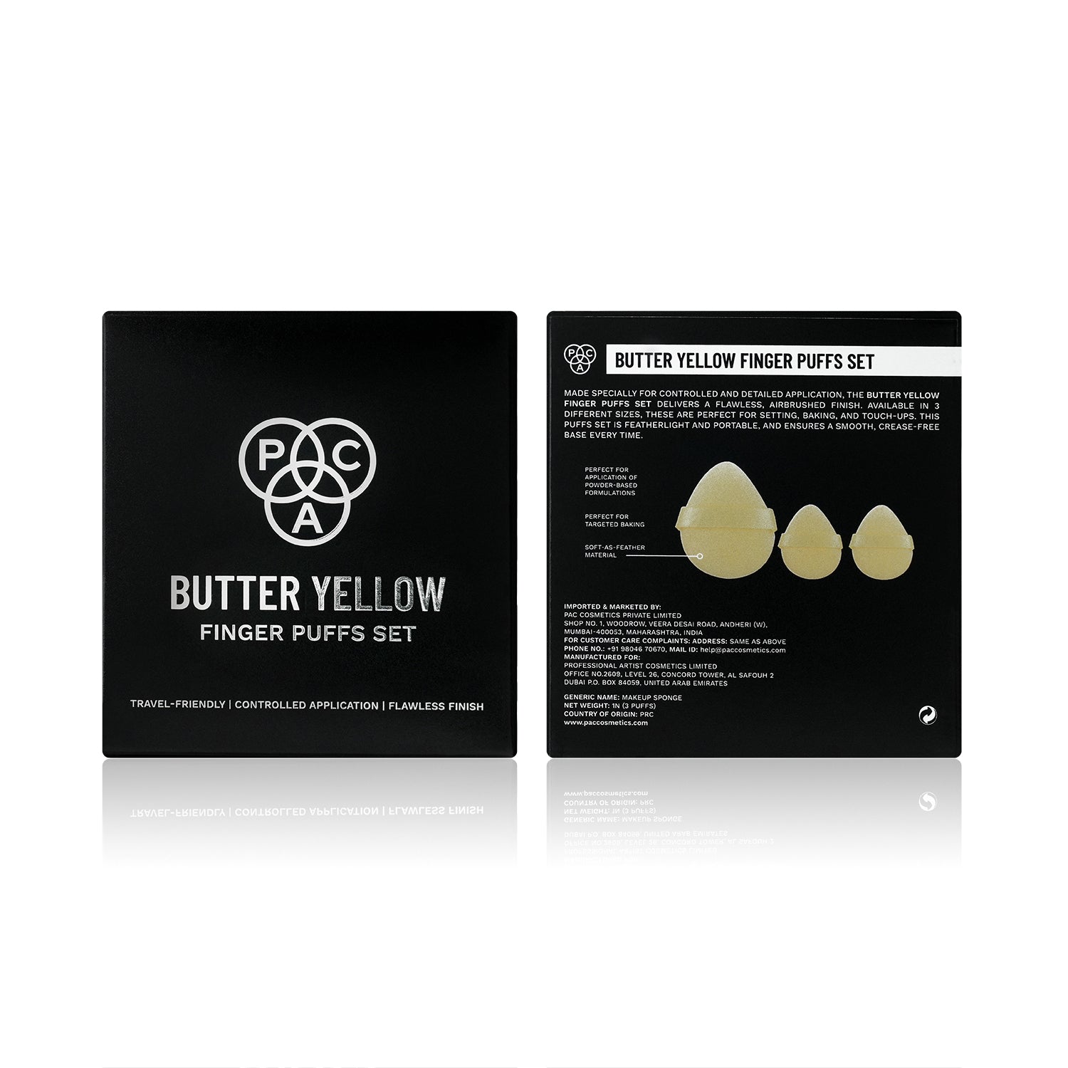 Butter Yellow Finger Puffs Set