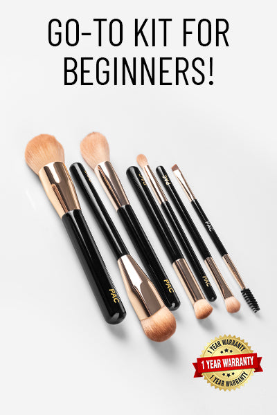 PAC Beginner Basic Face and Eye Brush Kit | Best Eye Brush Set